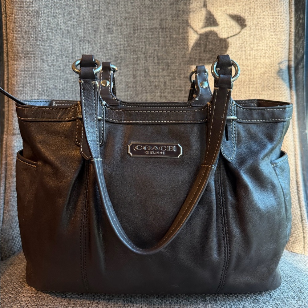 COACH - Y2K Pleated Leather bag F14157